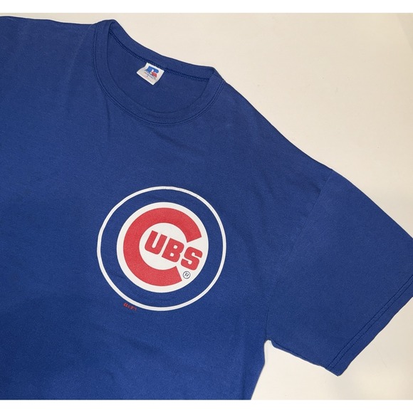 Russell Athletic Other - Vintage Russell Athletic Chicago Cubs T Shirt Large Blue NuBlend MLB 90s Double